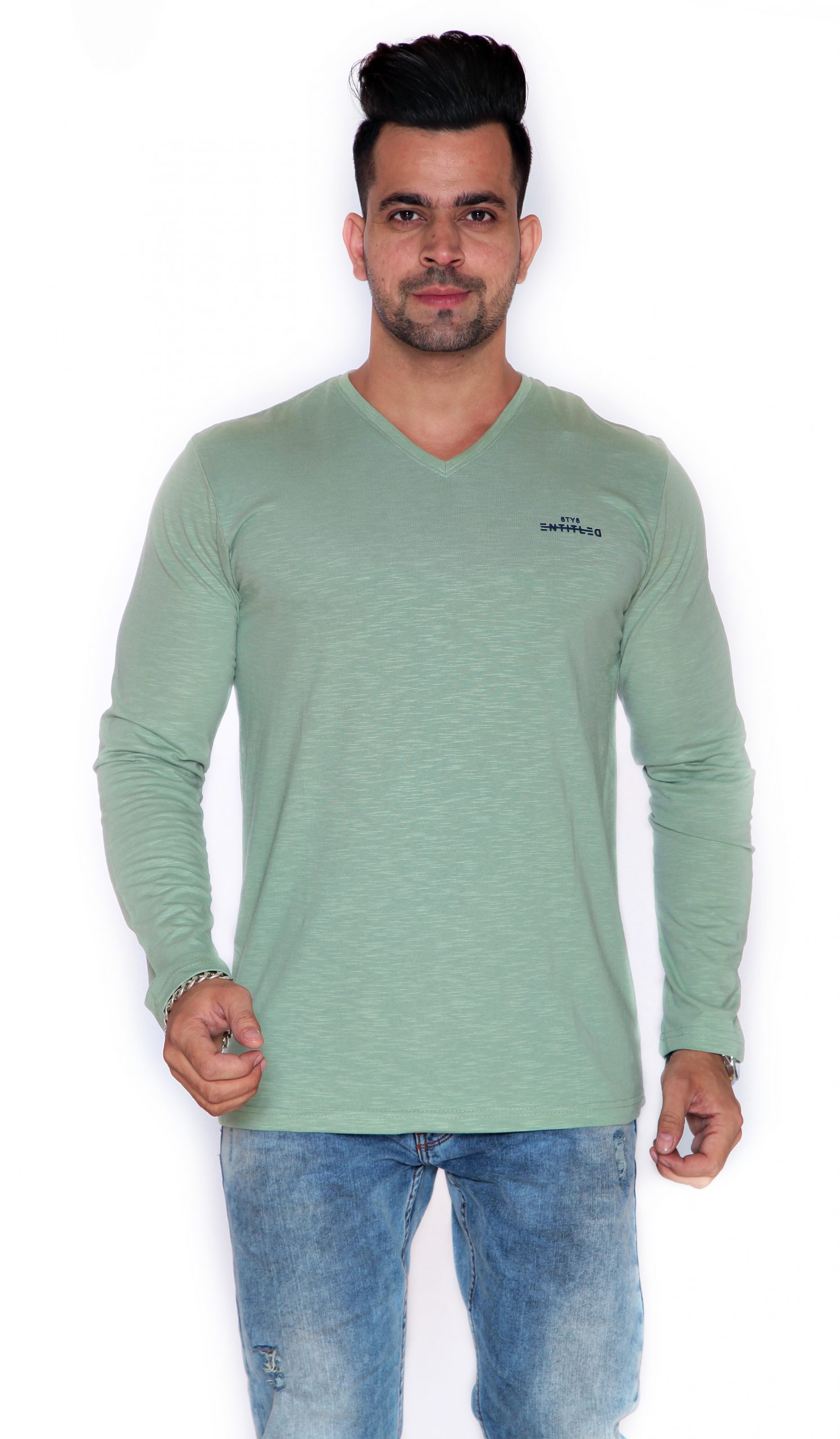 light green colour jeans